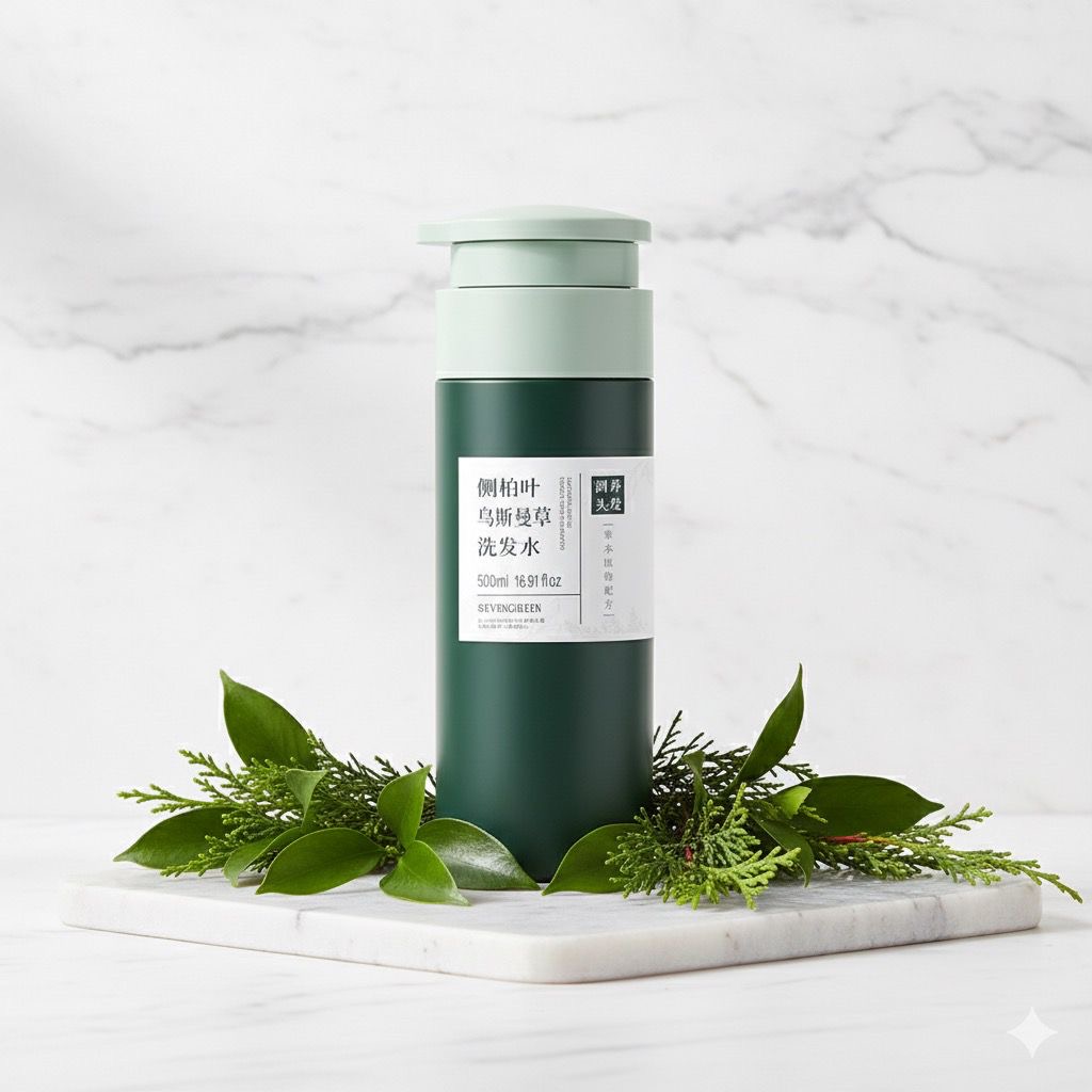 شامبو سفن جرين الجديد SEVEN GREEN نفس القوة  بصيغة سائلة أسهل وأكثر فعالية - العناية بالشعر - منتج طبيعي من لمسة بيوتي